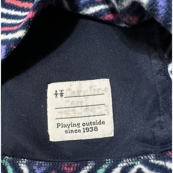 Columbia Polar Fleece Jacket Girls XL Full Zip Aztec Geometric Unique Pattern - Picture 7 of 9
